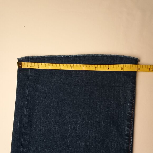 Loft Jeans Size 29/8 The Slim Flare High Rise Dark Wash - Picture 10 of 10